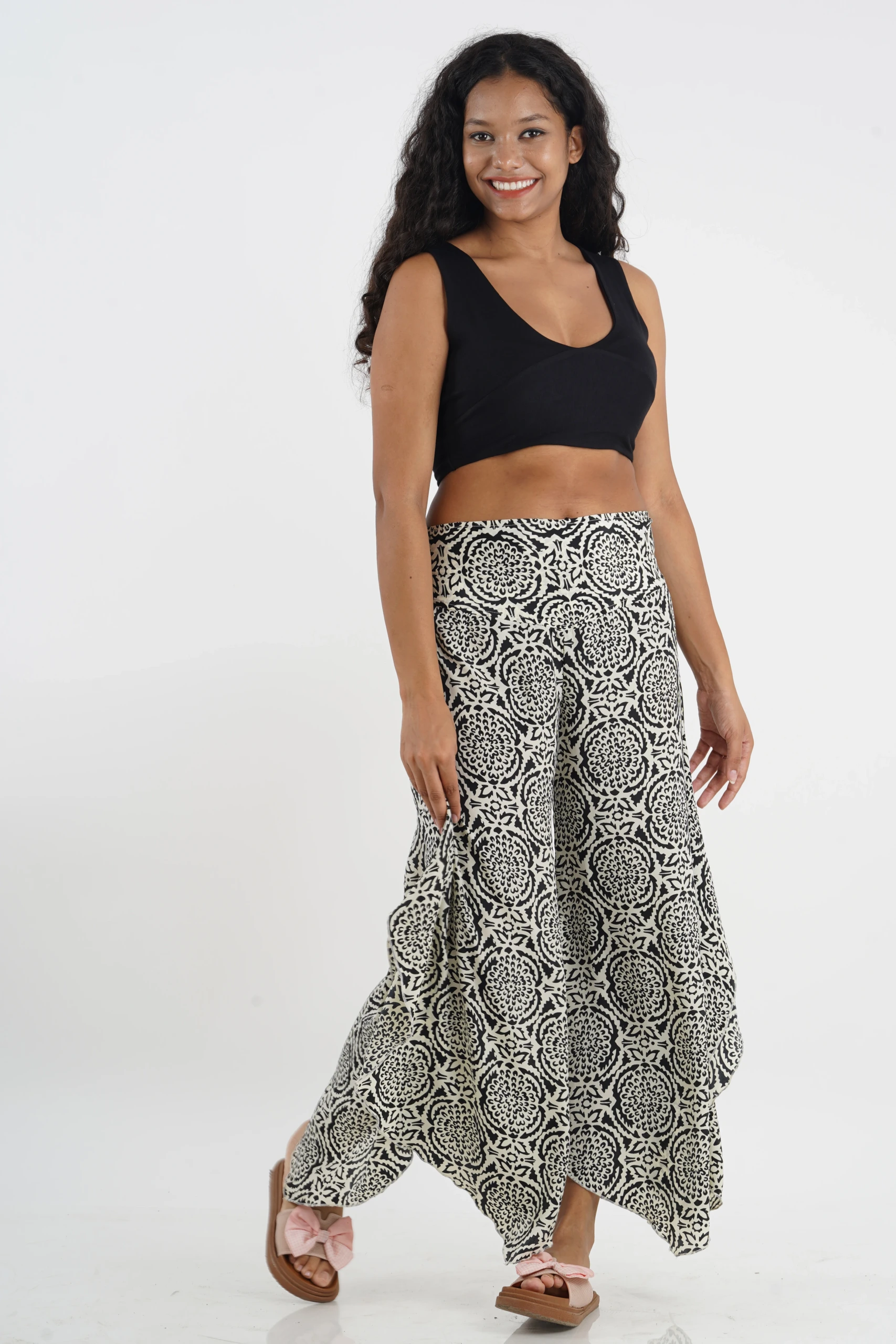 Side Cut Plazo Trouser