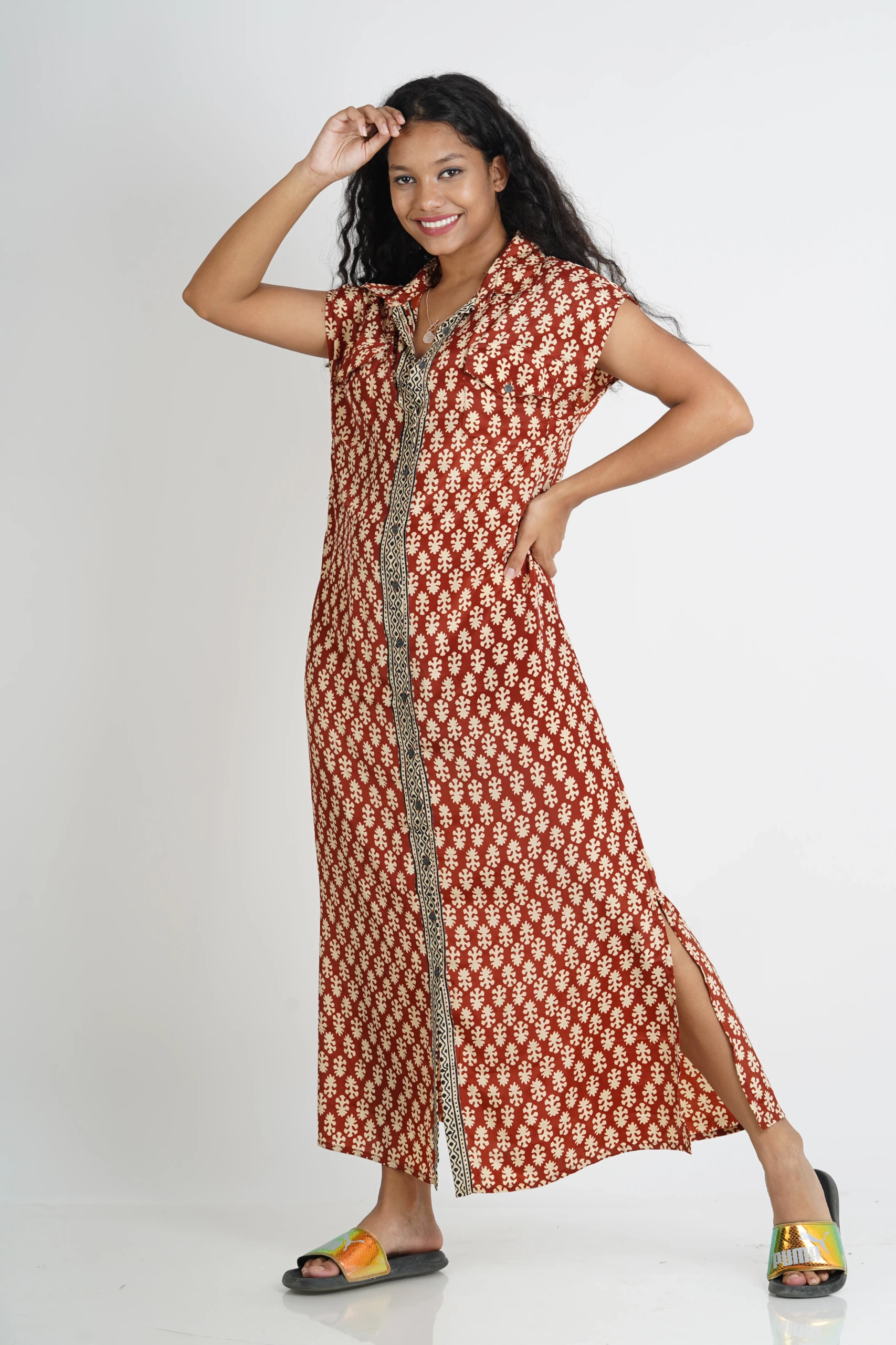 Vintage Charm Maxi Dress