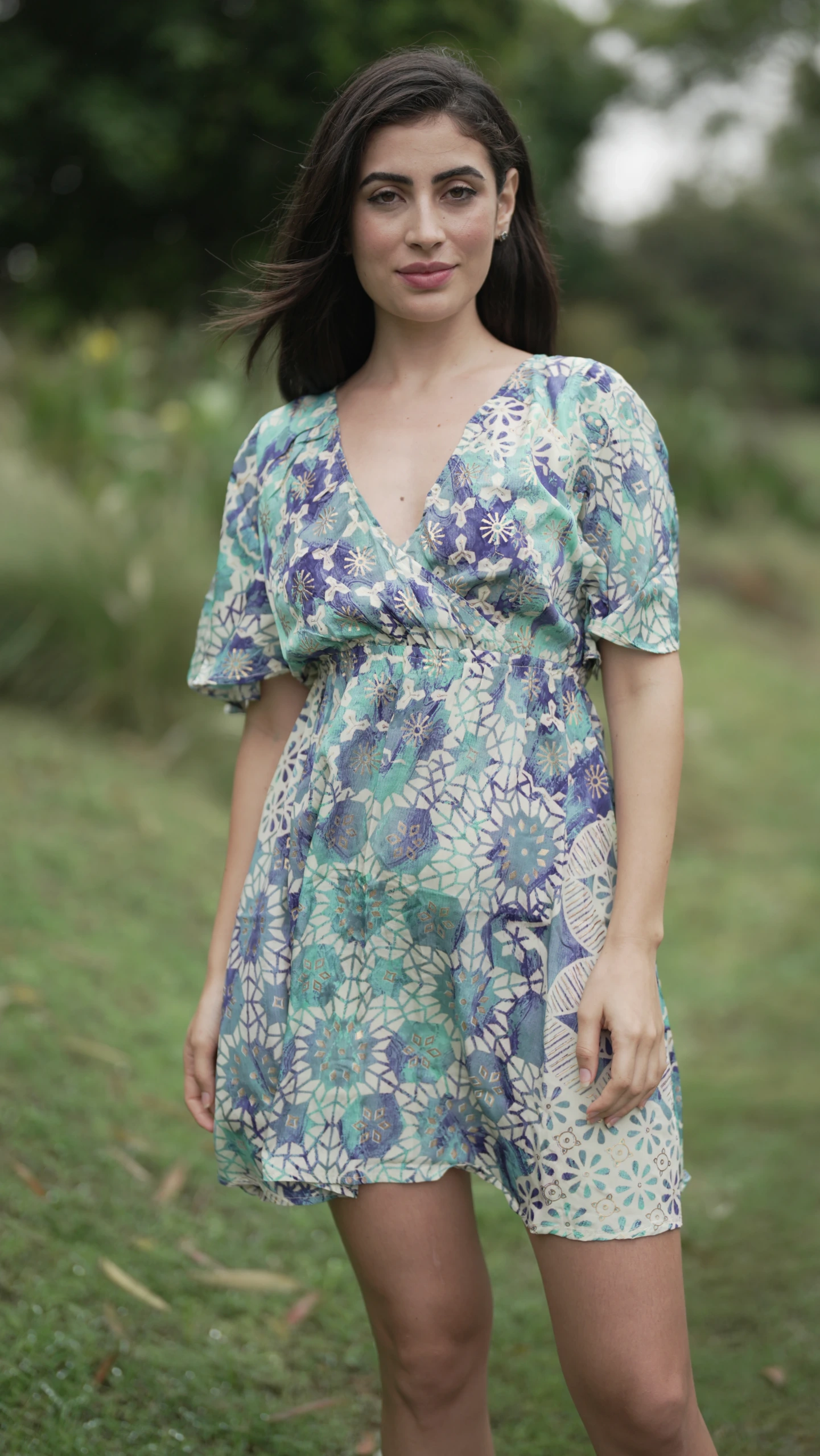 Simply Wow Mini Kimono Dress